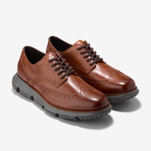 Men's Brown Leather Brogue Shoes
